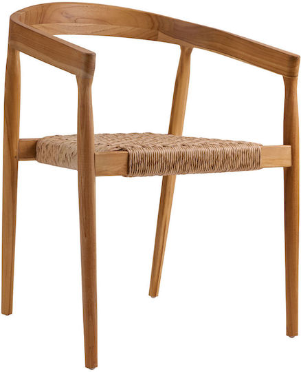Πολυθρόνα Amora 58x55x78.5cm Φυσικό