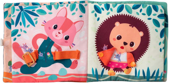 Lilliputiens Activity Book Learn to Dress made of Fabric for 18++ Months
