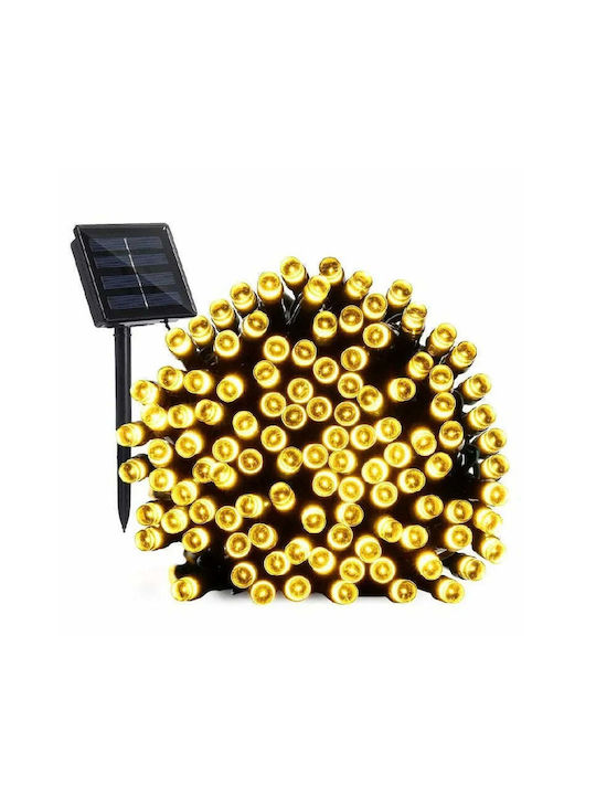 500 Luminite LED 100m. Alb cald Solare tip Șir 1buc
