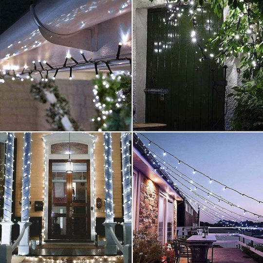 240 Λαμπάκια LED 50μ. Θερμό Λευκό σε Σειρά