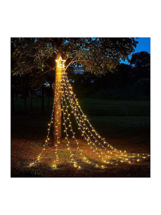 350 Luminite LED 3.5m. Alb cald Solare tip Caracatiță 1buc 350 Luminite LED 3.5m. Alb cald Solare tip Caracatiță 1buc