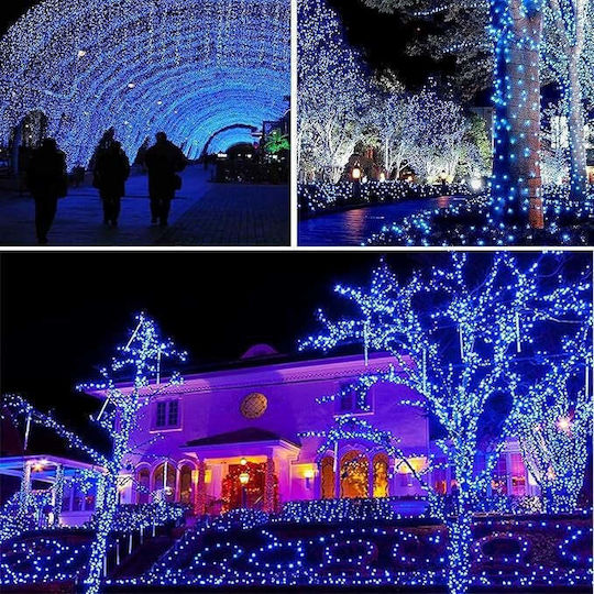 8 Λαμπάκια LED 50μ. Πολύχρωμα σε Σειρά