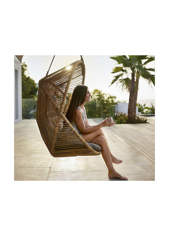 Hive Weave Leagăn suspendat fotoliu cu pernă Aluminiu Verde L87xL87xH124cm