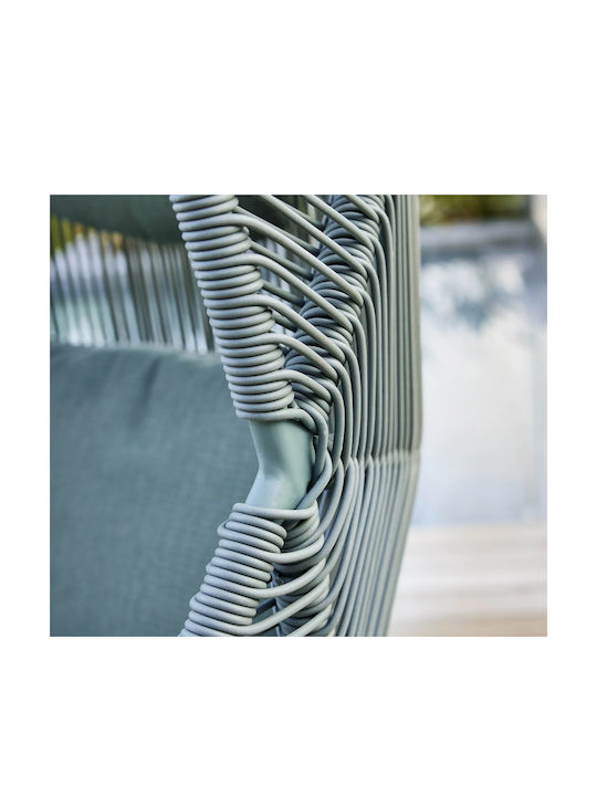 Hive Weave Leagăn suspendat fotoliu cu pernă Aluminiu Verde L87xL87xH124cm