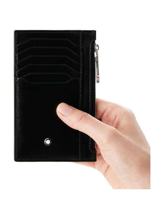 Meisterstück Leather Men's Wallet Cards Black