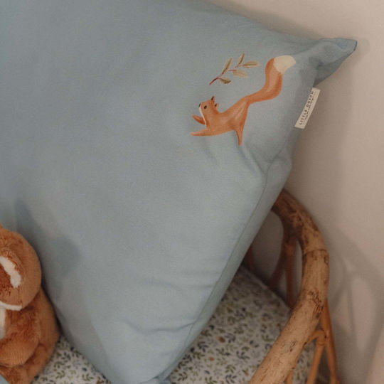 Little Dutch Little Dutch Denim Blue Set Kids Duvet Cover Single with Pillowcase Denim Blue 140x200cm