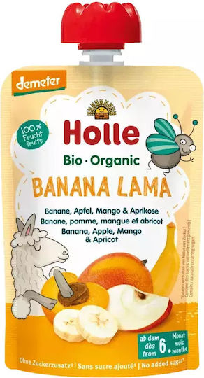 Holle Fruit-Vegetable Puree Fruit cream No Added Sugar 100gr for 6+ Months