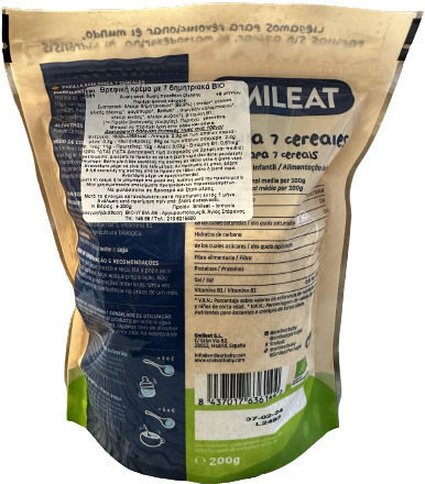 Smileat Baby Cream with Flavor with 7 Cereals No Added Sugar 200gr for 6+ Months