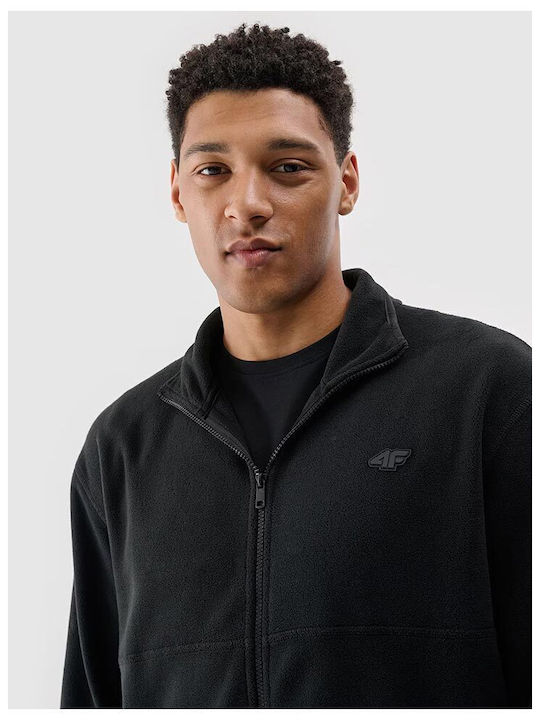 Ανδρική Ζακέτα Fleece Μαύρη