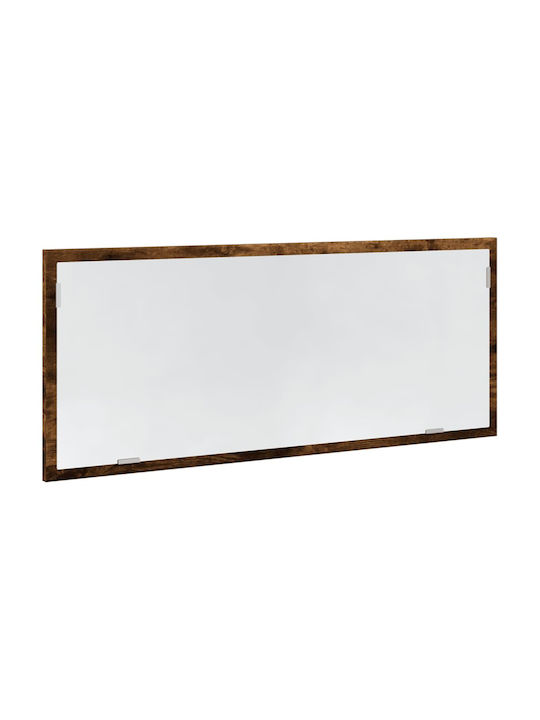 vidaXL Badezimmerspiegel LED aus Kunststoff mit Länge 100cm Braun