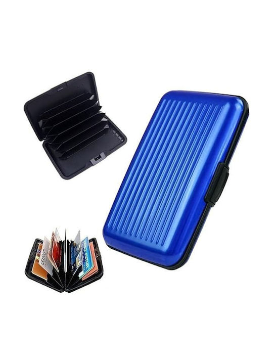 Men's Wallet with RFID Blue