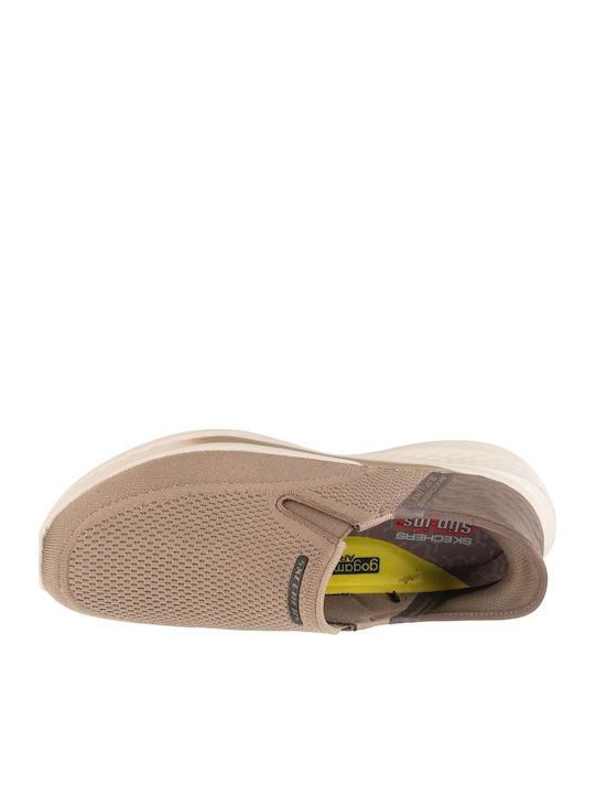: Slade Deacon Men's Slip-Ons Beige
