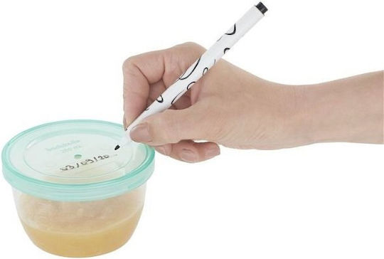 Badabulle Baby Food Container Set made of Plastic 5pcs