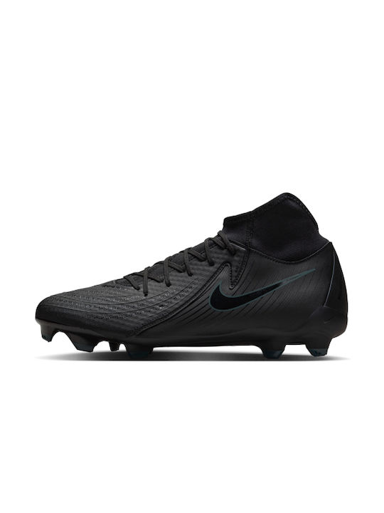 Nike Luna Ii Academy FG/MG Low Football Shoes with Cleats Black