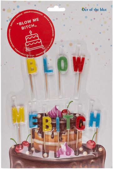 Blas mich, Schlampe Mehrfarbige Geburtstagskerzen