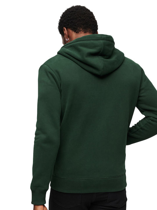 Green Hooded Cardigan