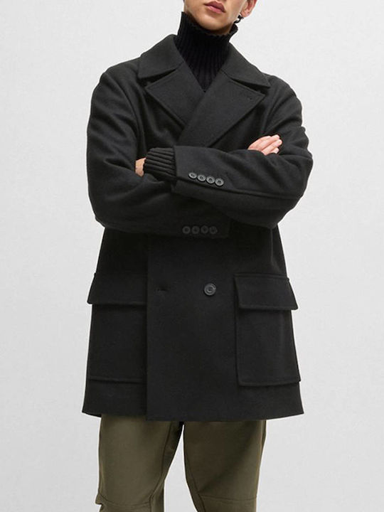 Hugo Boss Men's Coat Black