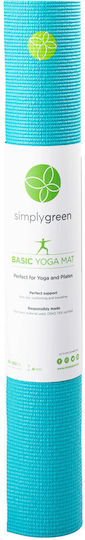 Simplygreen Sports Plus Fitnessmatte Yoga Teal (180x65x0.4cm)