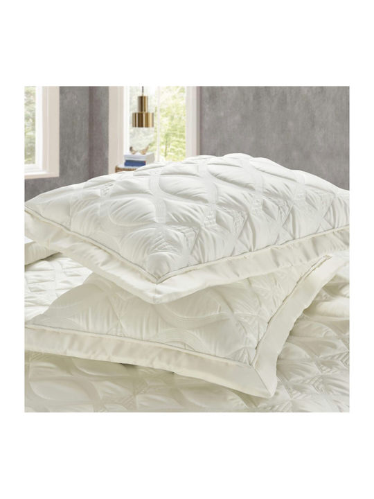 Liolios Home Monte Carlo Σετ Κουβερλί King Size Ivory 250x240cm 3τμχ