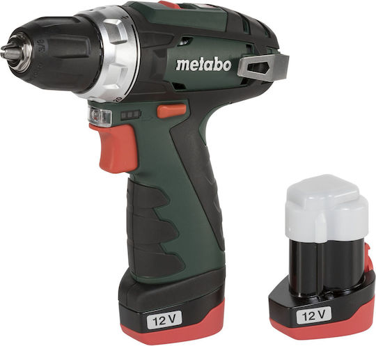 Metabo PowerMaxx BS Basic Drill Driver Battery 12V 2x2Ah