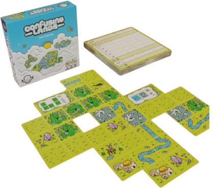 Board Game Confusing Lands for 2 Players 10+ Years Old Envy Born Games
