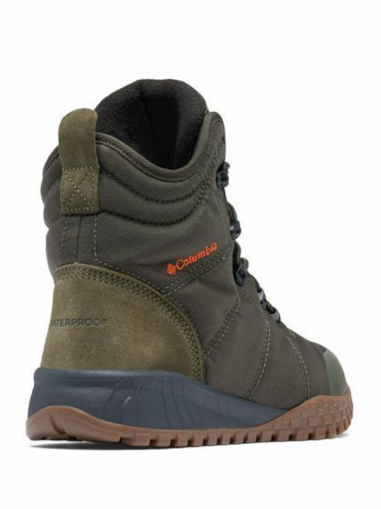 Columbia Omni-heat Men's Hiking Boots Waterproof Green