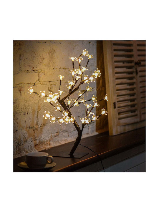 Cireș Decorativ cu 36 de Lămpi LED, Înălțime 40cm, Lumină Caldă Rece Alb Multicolor