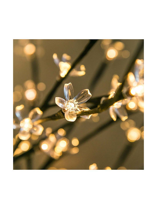 Copac cu Flori de Cireș 36 Lumini LED 40cm Înălțime Lumină Caldă Rece Alb Multicolor