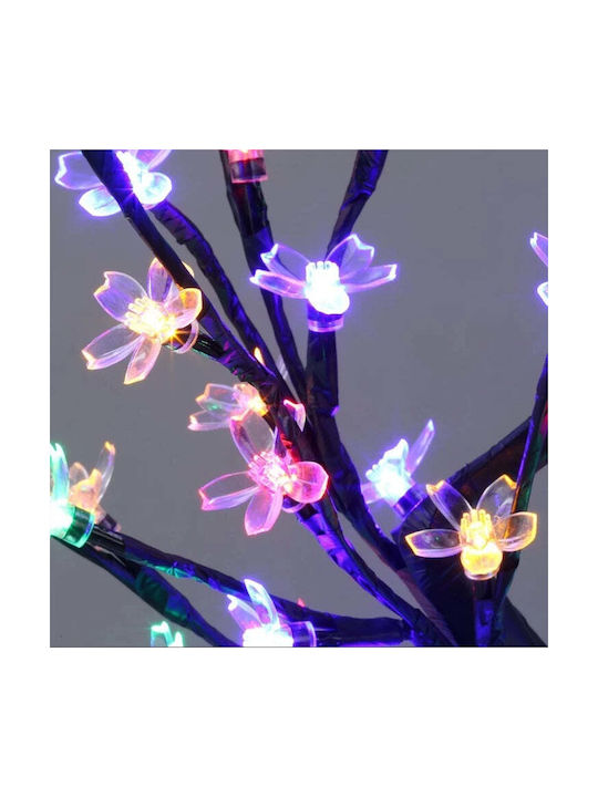 Copac cu Flori de Cireș 36 Lămpi LED 40cm Înălțime Lumină Caldă Rece Alb Multicolor