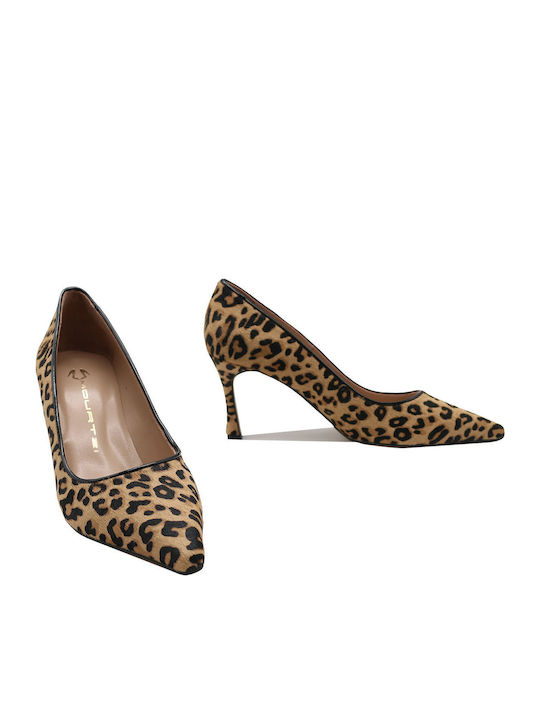 Γόβες Animal Print Καφέ