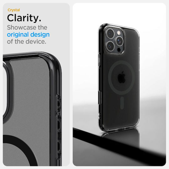 Spigen Ultra Hybrid Back Cover Plastic 2mm Black (iPhone 16 Pro Max)