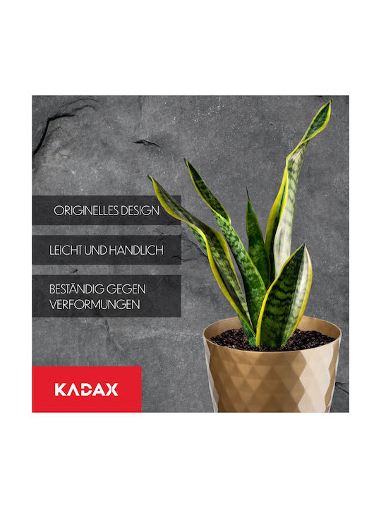 Kadax Plastic Flower Pot Saucer 20cm Gold