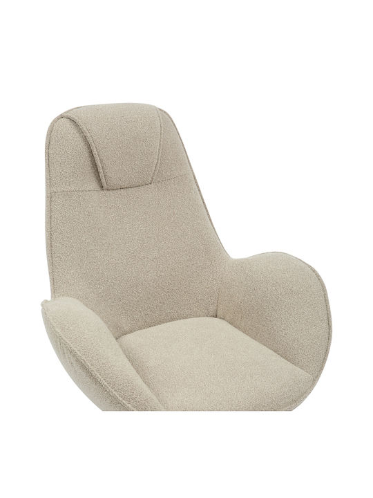Flago Sessel Drehbar Beige Shade 85x88x103.5cm