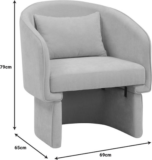 Playmob Πολυθρόνα Κεραμιδί 69x65x79cm