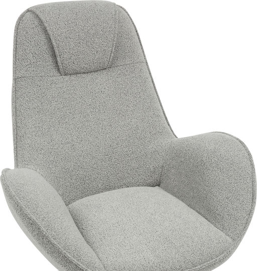 Flago Sessel Drehbar Light Grey 85x88x103.5cm