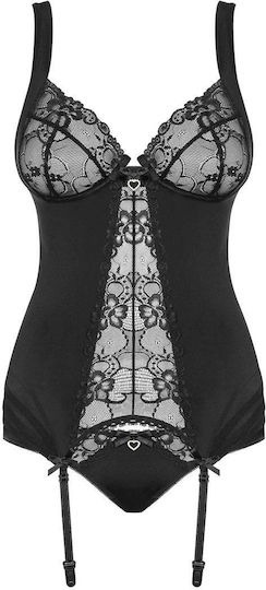 Obsessive Corset Sexy Κορσές Μαύρος