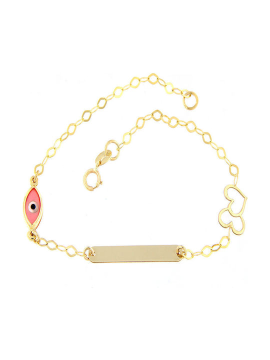 Ios Bracelet ID Gold 9K