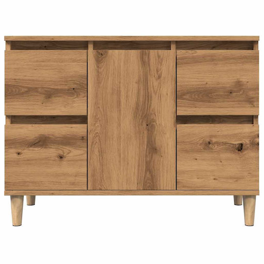 vidaXL Waschtisch ohne Waschbecken L80xB33xH60cm Oaks