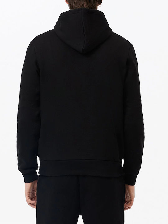 Lacoste Sweatshirt with Hood Black