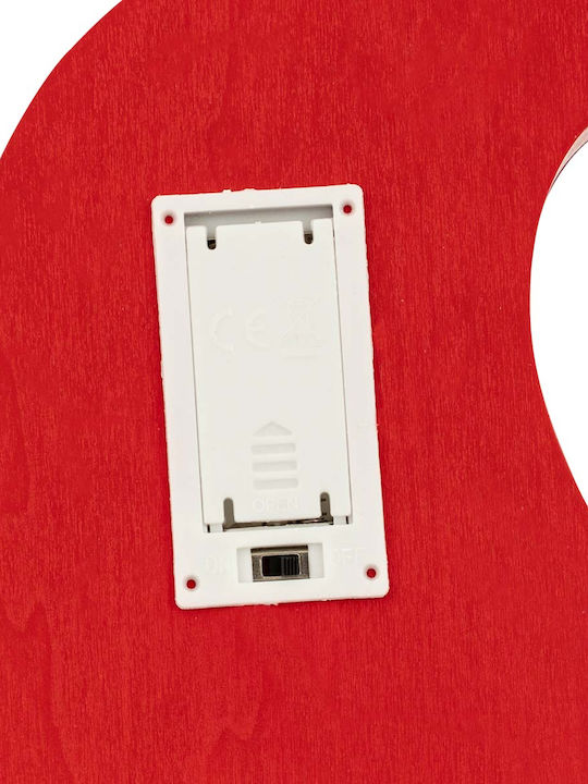 Beleuchtet Weihnachtliche Figur Aufschrift Rot Höhe 40cm