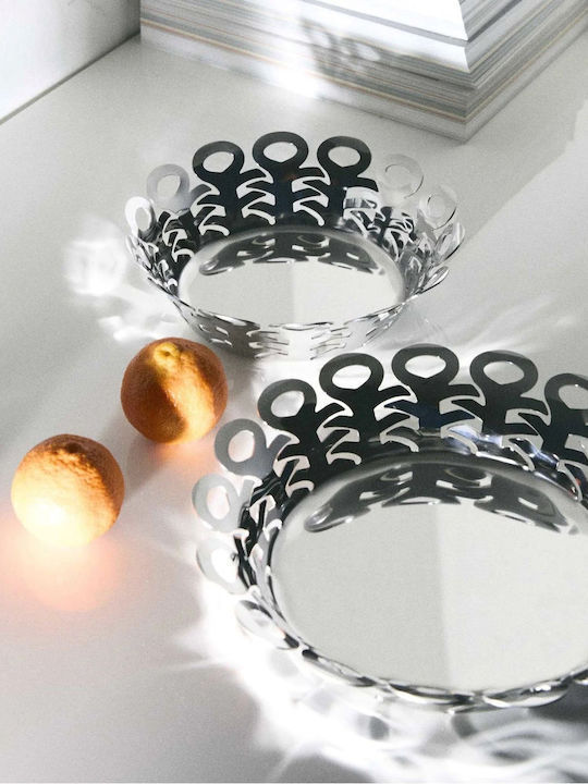 Alessi Плодова кошница Inox Черен 27x27бр