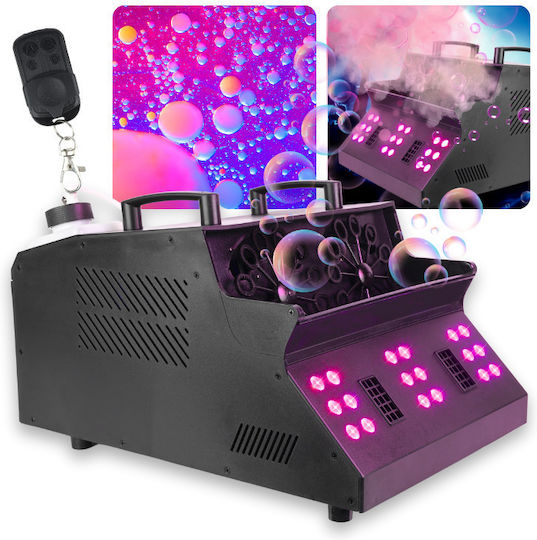 Light4me Bubble Machine 1500W Wireless Remote
