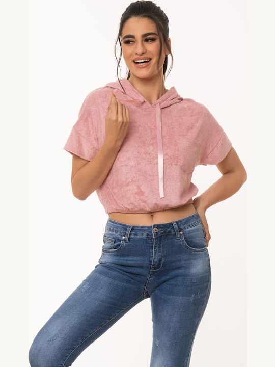 Γυναικείο Crop Top Ροζ