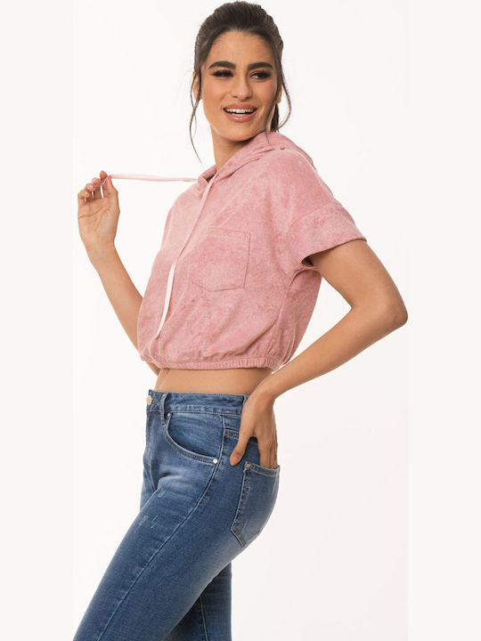 Γυναικείο Crop Top Ροζ