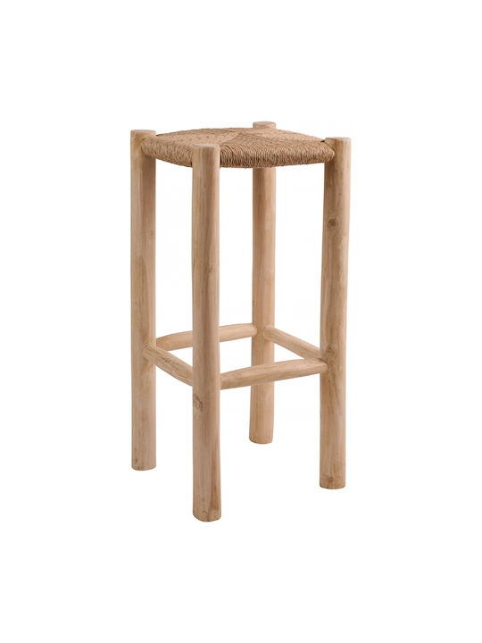 Stool Bar Wooden Cazoo Natural 35x35x76cm