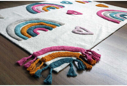 Baby Bliss Детско килимче Памучно Екрю 120x160см Baby Bliss Детско килимче Памучно Екрю 120x160см