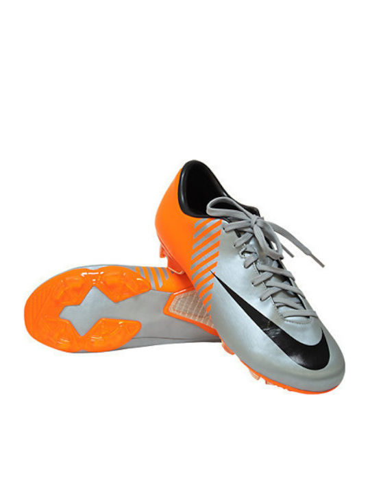 Jr Mercurial Victory FG Kids Soccer Cleats Molded Outsole Orange