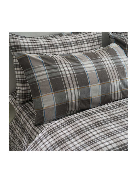 Vesta Home Σετ Παπλωματοθήκη Βαμβακερή 170x240cm Μονή με Μαξιλαροθήκη Oslo 1