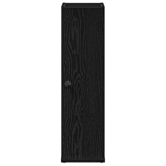 vidaXL Badezimmerschrank B20.5xT22xH72cm Schwarz