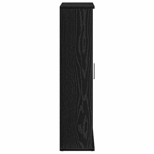 vidaXL Cabinet de baie L39xA22xÎ90cm Negru